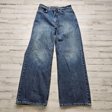 Vintage Y2K Abercrombie  Fitch Jeans Baggy Wide Leg Denim Jeans Size 14 26x26