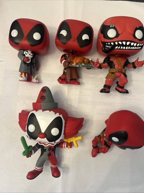 Funko Pop! Marvel Deadpool Action Figure Lot