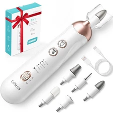 Professional Manicure Pedicure Kit: 5 in 1 Electric Nail File Set Toenail Grinde