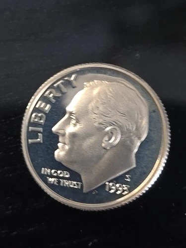 *1993 PR SILVER DIME*HUGE DCAM SILVER GEM! PROOF