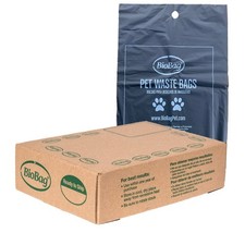 BioBag Pet Waste Bags, Standard Size, 200 Count, Great For All Dog Breeds, Fits