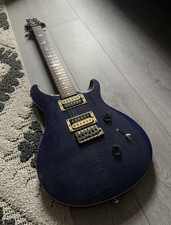 PRS Custom 24 Electric Guitar Blue Solid Body Right-Handed 6-String 24 Frets