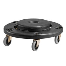 Round Trash Can Dolly Fit 20, 32, 44, 55 Gal Garbage Container 500lbs