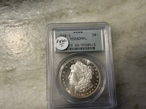 1880-S Silver Morgan Dollar MS64 DMPL
