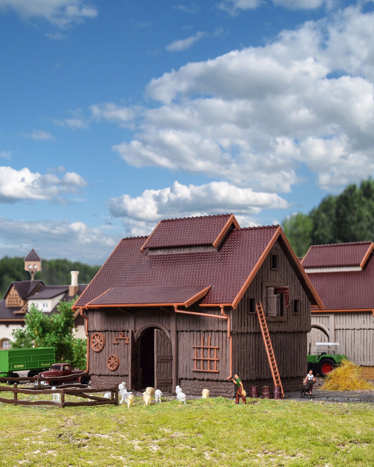 Vollmer 47722 - N Sheep Farm With Sheep Herd - New