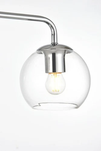 Elegant Lighting LD7321W28 Genesis 3 Light 10" Tall Bathroom - Brass - Picture 12 of 12