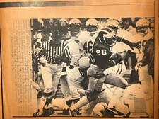 Vintage 1977 AP Wirephoto Michigan Football Roosevelt Smith 26 vs Wisconsin