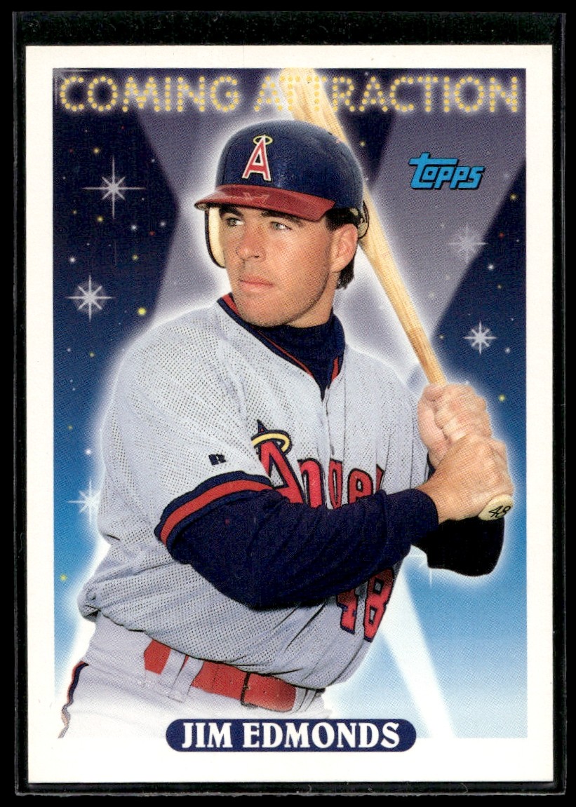 1993 Topps Jim Edmonds #799 California Angels