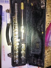 Yamaha YFL-225S Silver Plated Student Flute Made in Japan Excellent Condition