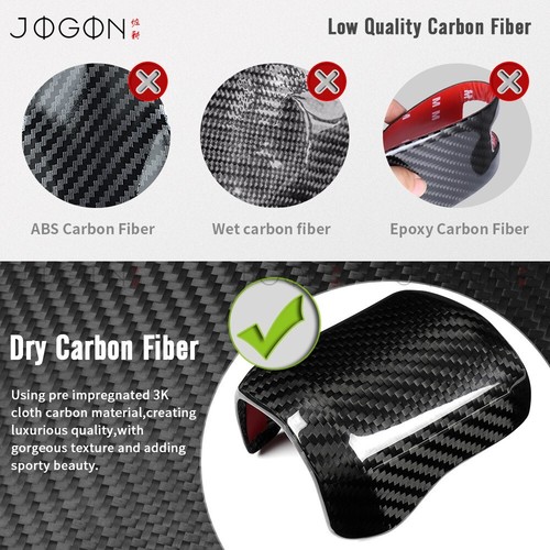 Carbono real para consola Ford F150 Raptor perilla de cambio de marchas moldura F-150 Tremor 2021+ - Imagen 3 de 15
