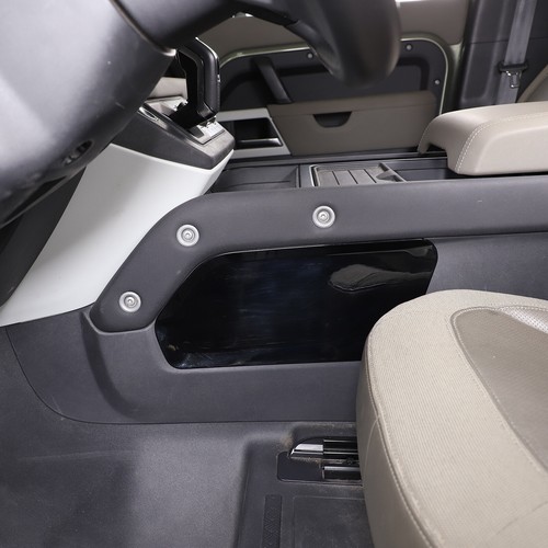 2PCS Gloss Black Control Storage Box Side Trim For Land Rover Defender 2020-2022 - Picture 4 of 15