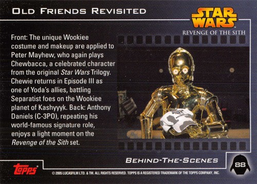 TOPPS 2005 STAR WARS REVENGE OF THE SITH PICK-A-CARD BASE TRADING CARDS #1-90 - Picture 177 of 181
