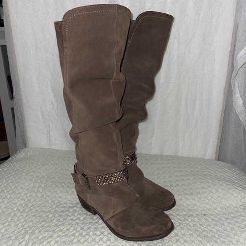 Suede Mocha Brown Leather | eBay