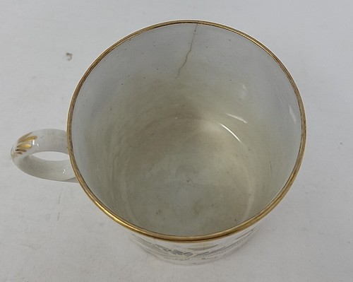 Antique 19th Century New Hall Cobalt Blue, White Coffee Can C.1815 Pattern 1161 - Picture 13 of 15