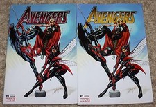 AVENGERS 1 J SCOTT CAMPBELL RETAILER COLOR MILES MORALES GOLD BUNDLE VARIANT SET