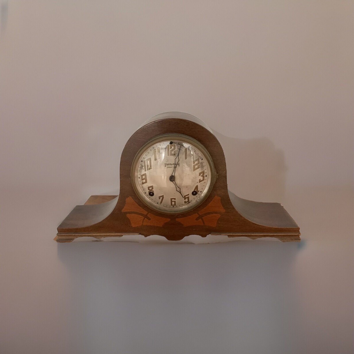 Vintage Ingraham 8 Day Mantle Clock 330 Duplex | eBay