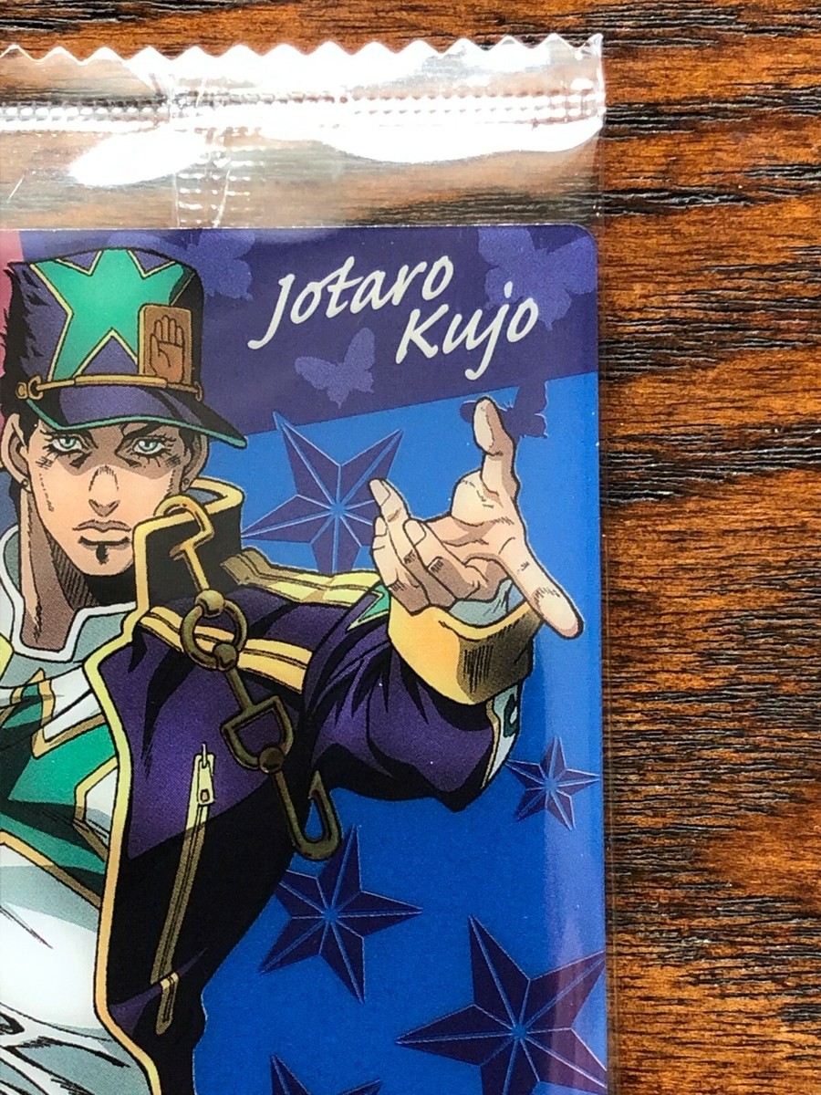 JoJo's Bizarre Adventure Part 6 Stone Ocean Wafer Card Jotaro Kujo