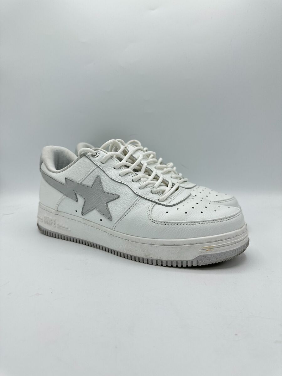 Size 9 - JJJJound x BAPE A Bathing Ape Bapesta White Gray | eBay Size 9 - JJJJound x BAPE A Bathing Ape Bapesta White Gray | eBay