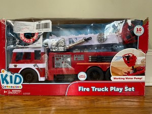 kid connection fire truck play set