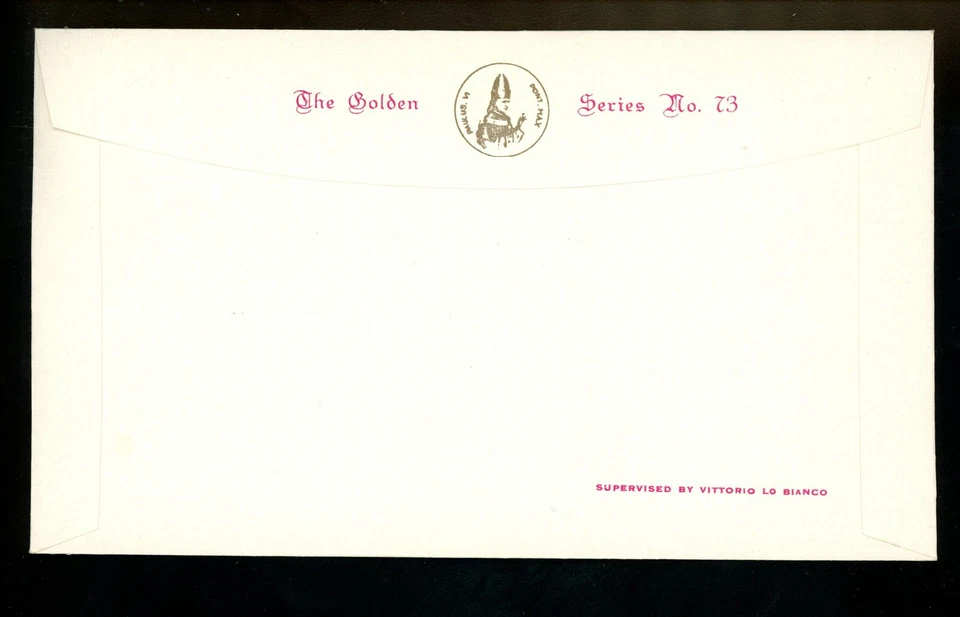 Postal History Vatican City FDC #420-422 Peru Peruvian Christmas Nativity 1965 - Image 2 of 2