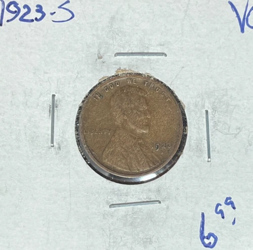 1923-S LINCOLN WHEAT CENT ~ VG ~NICE COIN~