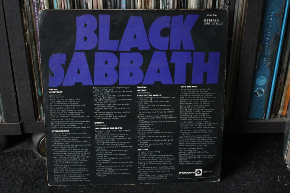 BLACK SABBATH MASTER OF REALITY ORIGINAL 1971 FIRST PRESS DIFF COVER LP - Image 2 of 4