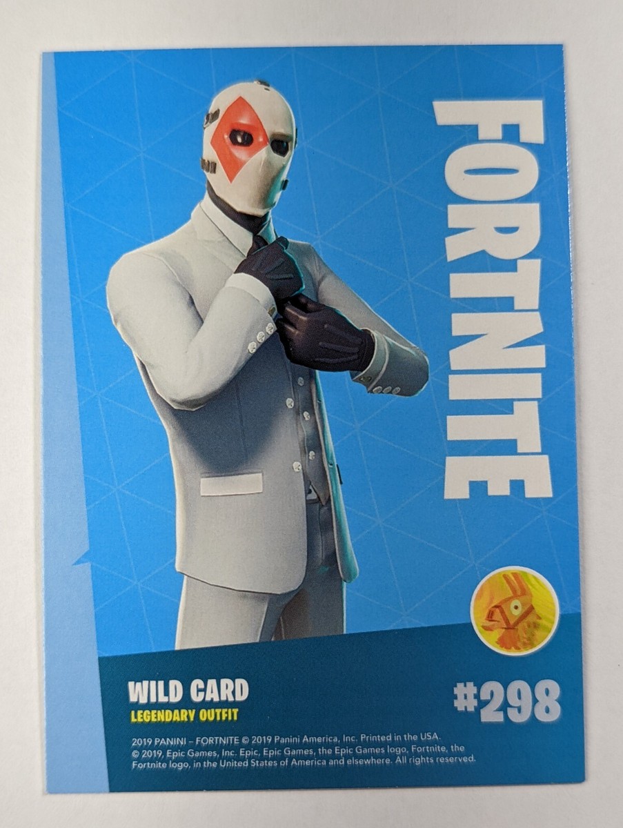 2019 Panini Fortnite Series 1 #298 WILD CARD Legendary Holo Foil USA Print | eBay 2019 Panini Fortnite Series 1 #298 WILD CARD Legendary Holo Foil USA Print | eBay