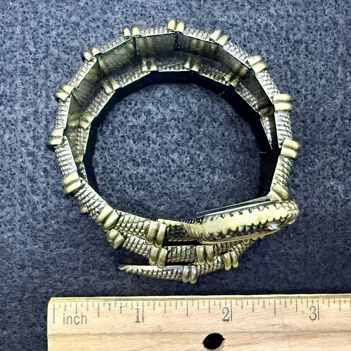 Vintage Kenneth jay Lane KJL wrap around watch bracelet snake