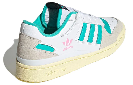 MENS Adidas Originals Forum Low CL Shoes White Mint Rush 2022 