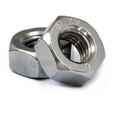 Metric Stainless Steel Hex Nuts DIN 934  M2 M2.5 M3 M3.5 M4 M5 M6 M8 M10 M12 M14