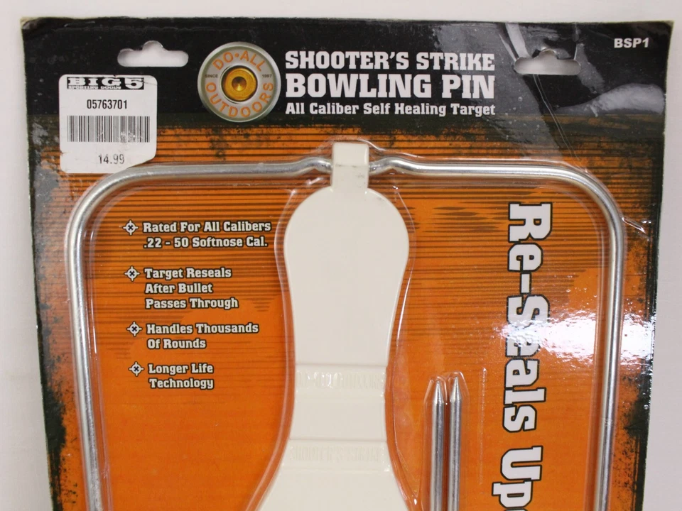 Broche de boliche Do-All Outdoors Impact Seal Shooter's Strike ALVO autocura - Imagem 2 de 4