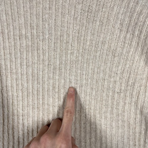 Paul Smith Extra Fine Merino Wool Turtleneck Sweater Men Sz Medium Ivory Ireland - Picture 9 of 24
