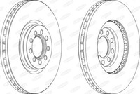 Beral 2X Bremsscheibe Vorne BelüFtet FüR Iveco Daily IV Pritsche/Fahrgestell