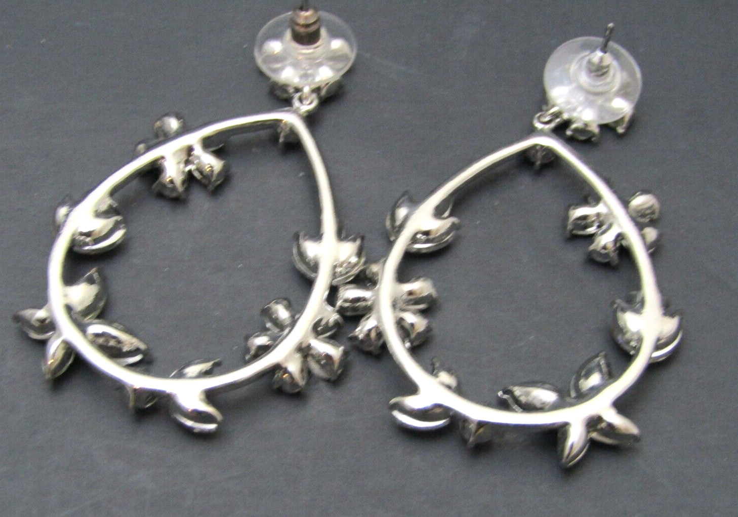 Earrings Statement Multicolor Crystals Large Drop… - image 5