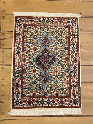   Handgeknüpfter Orientteppich Moud   Auto Fußmatten( 60 X 40 CM)   Neu Top