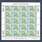 JERSEY 1980 #222-225 folded MNH JERSEY FORTRESSES/SHEETS OF 20 X 4 — photo 2