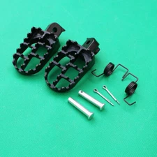 Black Aluminium Foot Pegs for Yamaha TW200 PW50 PW80 TTR90 TTR90E pit bike