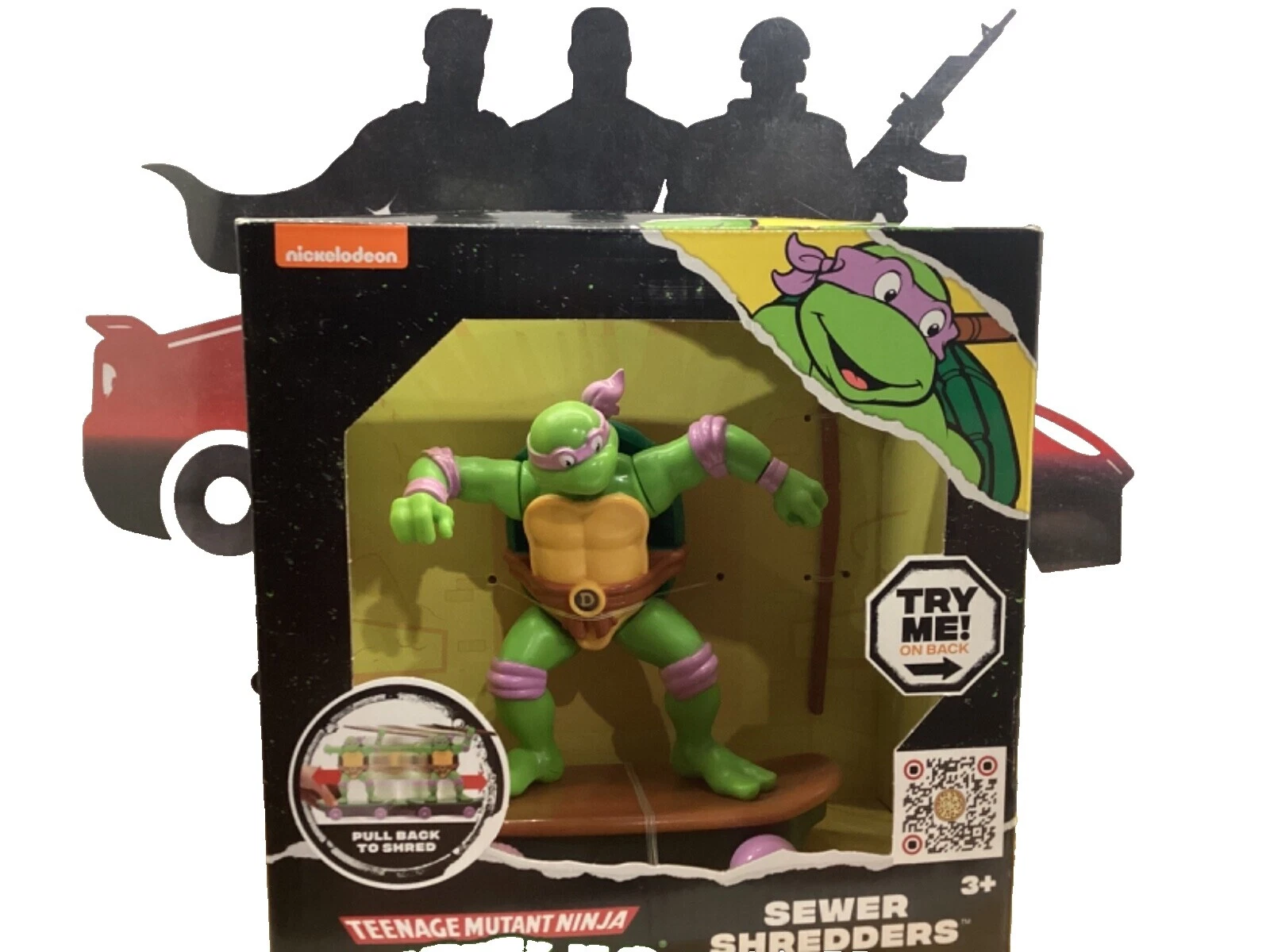 Figuras de acción Nickelodeon Leonardo y accesorios
