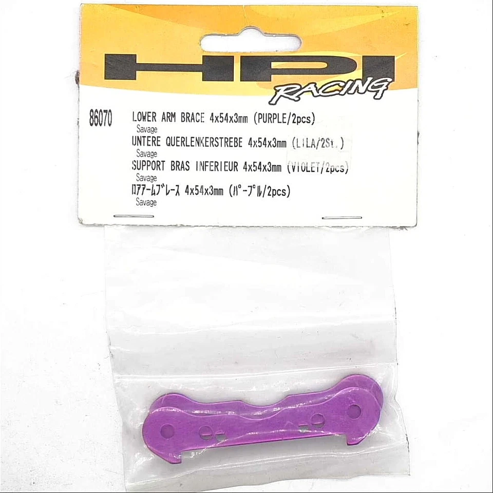 Hpi 86070 Bras Inférieur Attelle 4x54x3mm 2pc