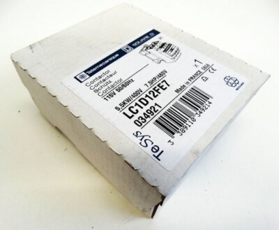 Telemecanique LC1D12FE7 034921 5,5KW/400V 7,5HP/480V Schütz / contactor -sealed-