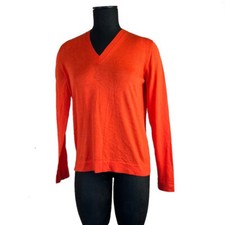Hermes Cotton  Silk Long Sleeve Womens Pullover Sweater EU Size 42