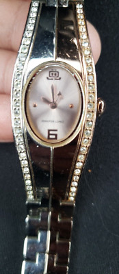 Jennifer Lopez wrist watch beautiful woman's watch.  needs battery