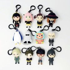 Spy Family Character Backpack Hanger - Complete Set of 12 NEW Clips 