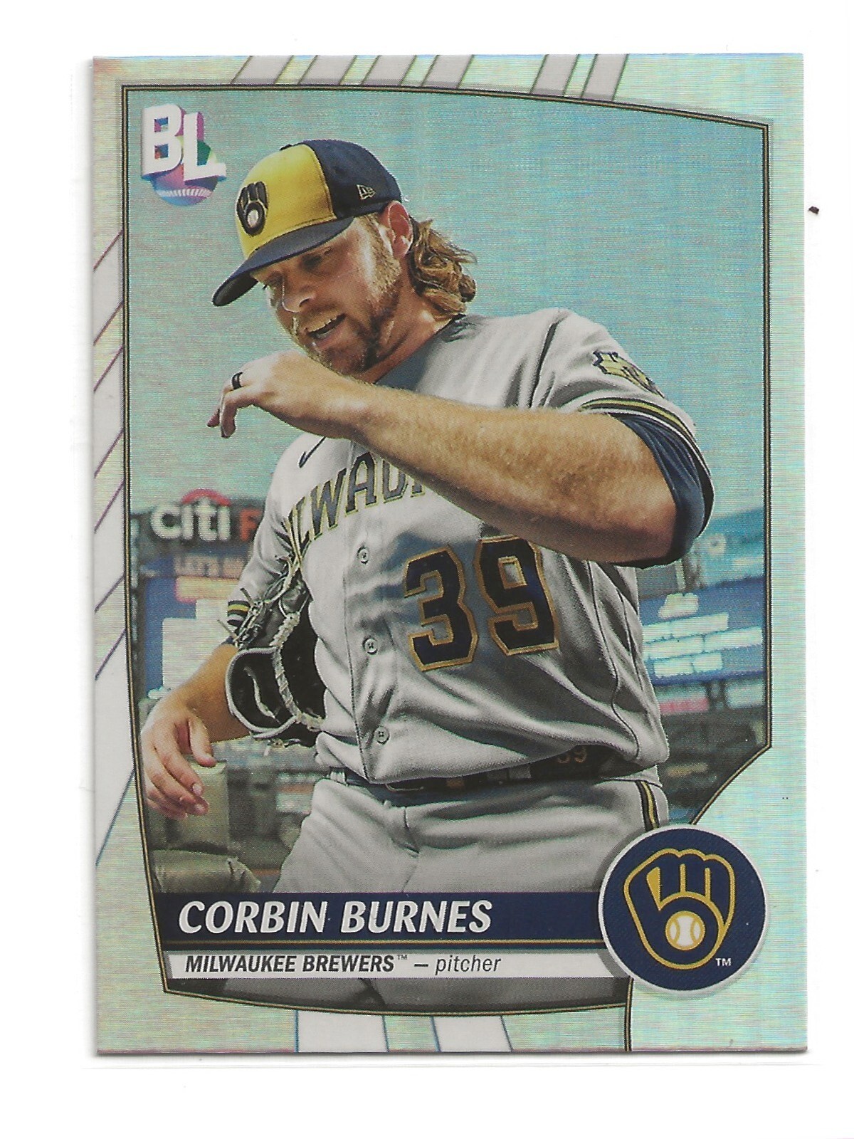 CORBIN BURNES 2023 Topps Big League Rainbow Foil Milwaukee Brewers (#239)