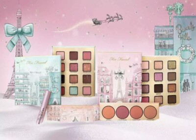 Too Faced Christmas In The City Ltd.Ed. MAKEUP COLLECTION / SET 4pc NEW 