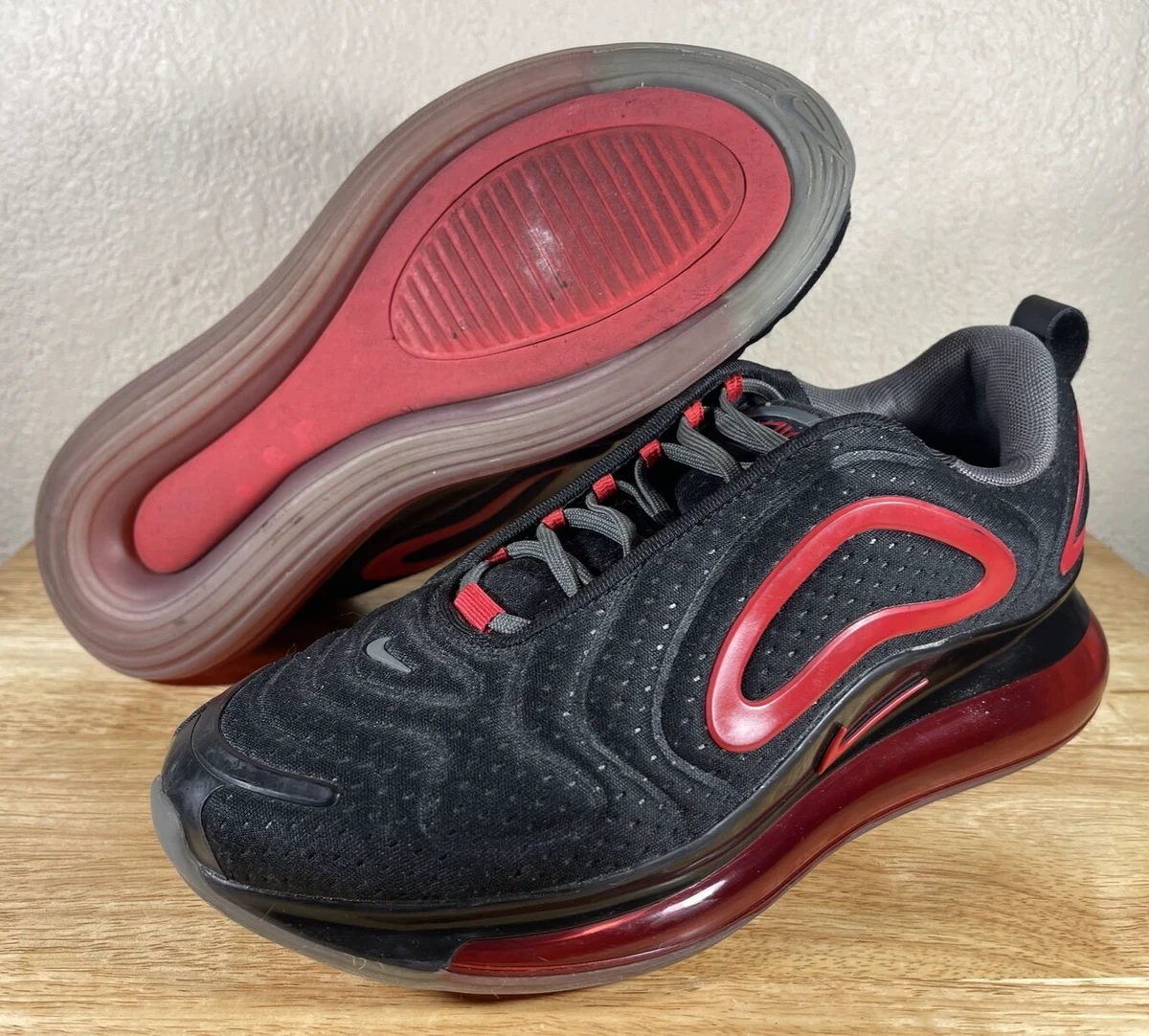 Nike Air Max 720 Mesh Black University Red CN9833-001 Men's