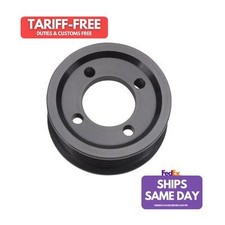 Edelbrock 15823 One Black Aluminum Competition Pulley - E-force Superchargers