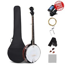 Costzon 5-String Banjo Beginner Kit 24 Bracket Tuner Bag