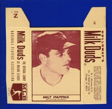 MILT PAPPAS orioles 1971 MILK DUDS FULL PANEL NEARMINT OR BETTER NO CREASES