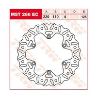 TRW Bremsscheibe Eco Offroad (FüR: KTM EXC 125 Six Days 2T 09-16 Hinten )